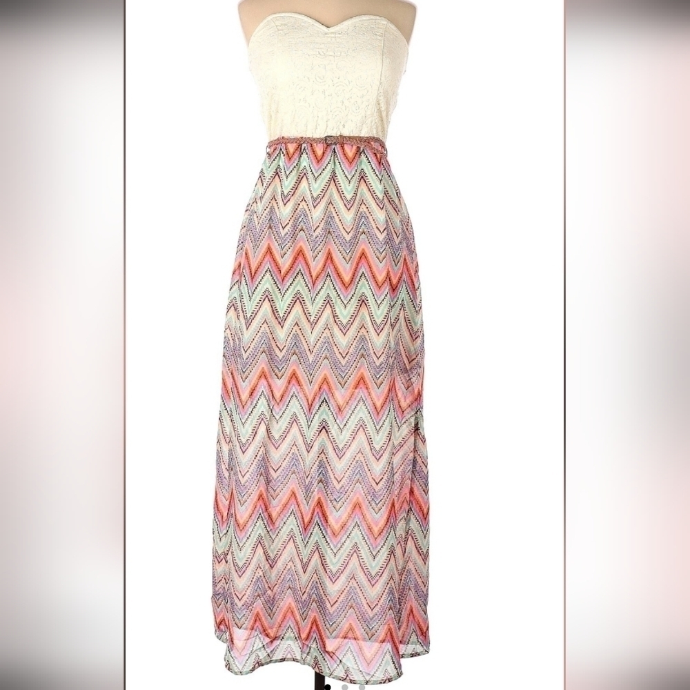 Womens Indulge Maxi Dress multi colored size small